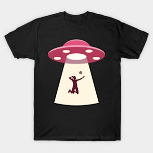 Volleyball Girl & UFO T-Shirt